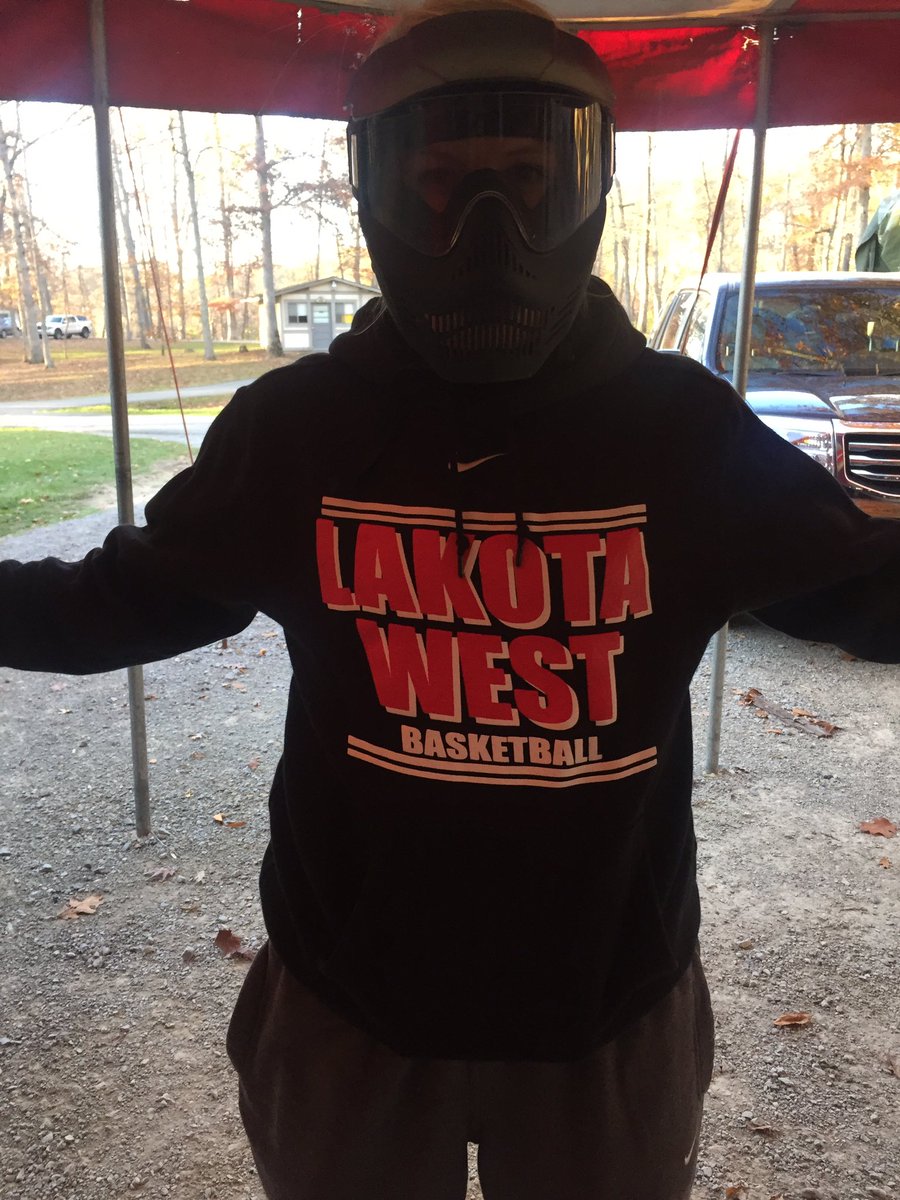 LakotaWestGB's tweet photo. Coach Cousey and @Brigit_Reder12 are ready for battle! @HilandAthletics @SchlabachDave #TeamBuildingWeekend #Firebirds #Hawks https://t.co/iVGioQRbXW