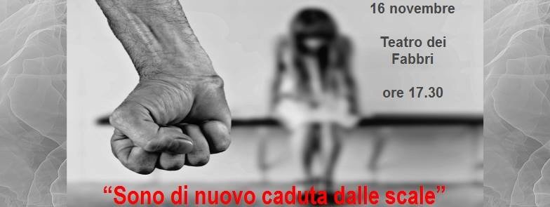 PDTrieste's tweet photo. "Sono di nuovo caduta dalle scale" per dire no alla violenza contro le donne. Mercoledì 16 17.30 @ Teatro dei Fabbri https://t.co/mCtbOCwgoo
