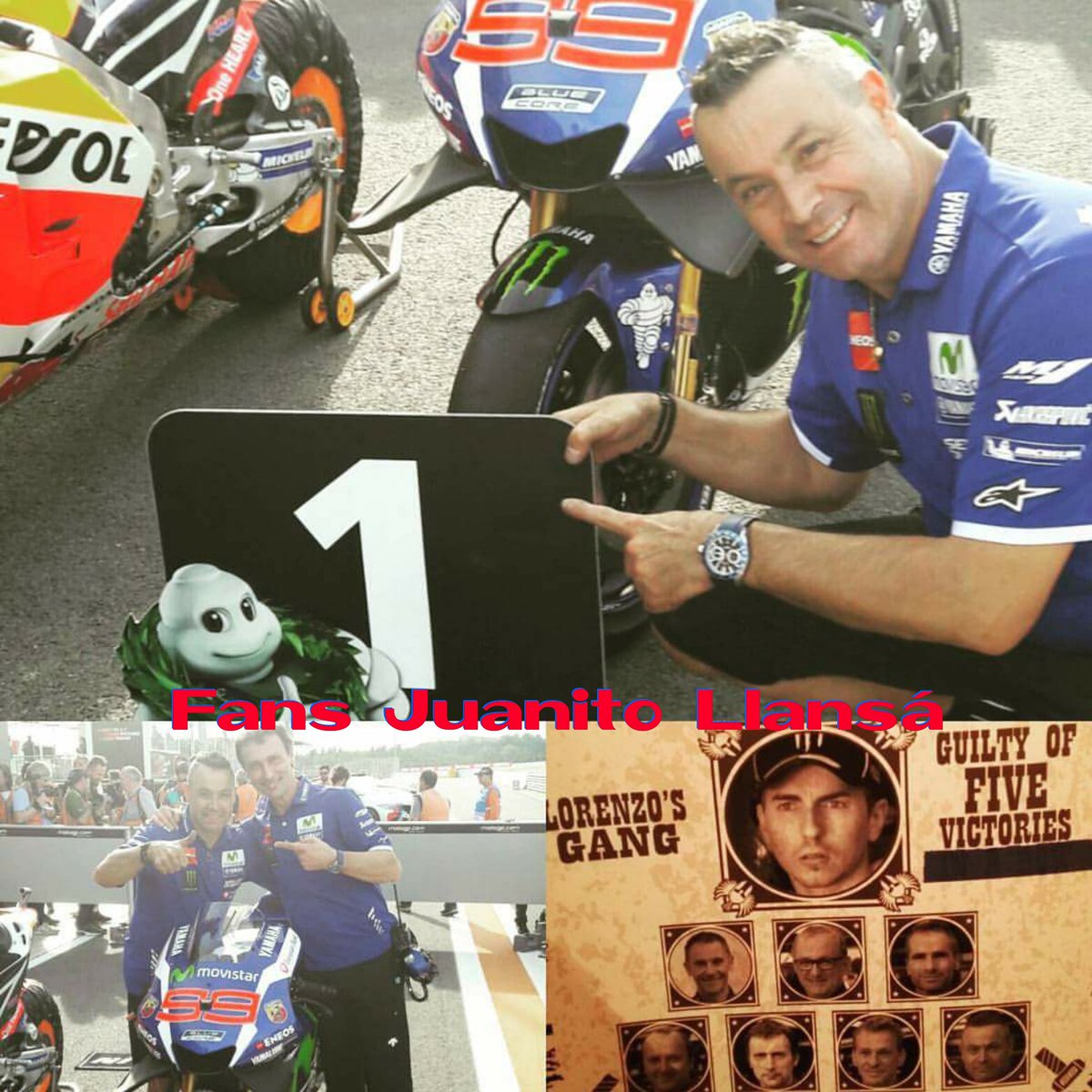 JLlans99's tweet photo. Contento con el tiempazo que  ha marcado hoy @lorenzo99  mañana último día. Suerte para nosotros y también mis ex compañeros.  J.LL. https://t.co/8bvDRrD2oh