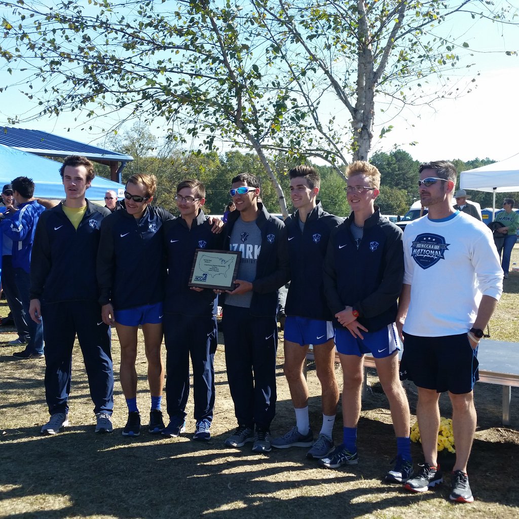 OZARK CC Mens Team 2nd at Nationals pic.  #OzarkAthletics #ThisisOzark