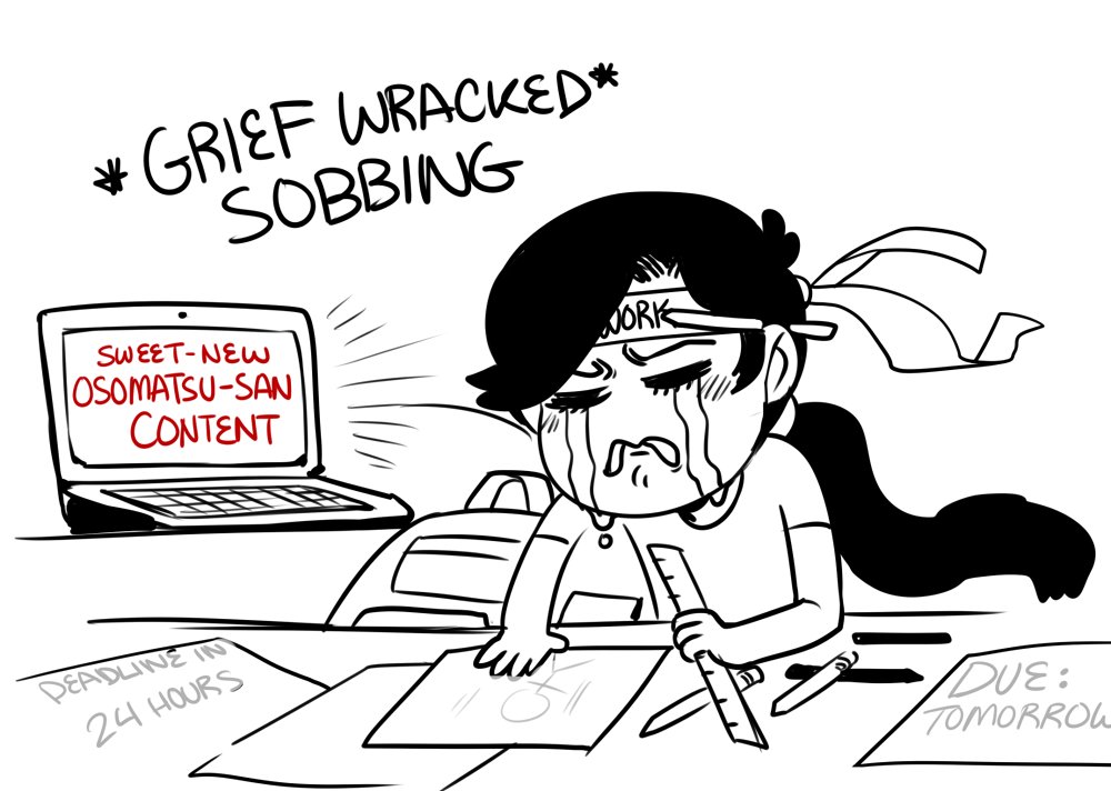 I've been trying to be a good student and work consistently this week end but.

BUT... 
