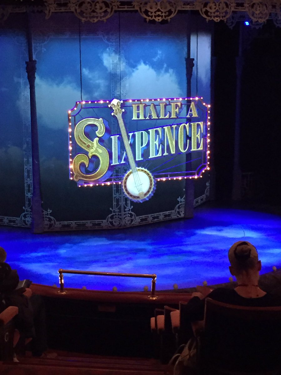 Katy_James7's tweet photo. So excited for this with my Daddy heard wonderful things!! @HalfASixpence https://t.co/UdztxbRNUX