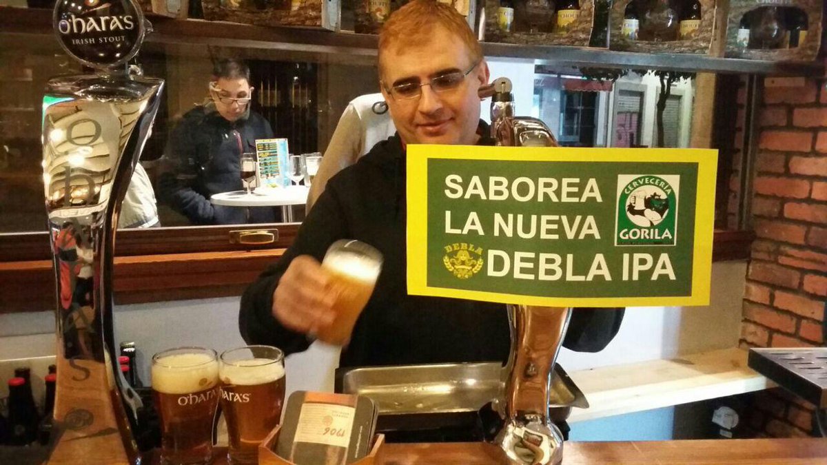 Hemos montado un tirador de nuestra sabrosa cerveza IPA en 
<a href="/cervezasgorila/">Cervecería Gorila</a> @gorilabeerjerez
¿La probarás?
#jerez #deblanofalta #craftbeer