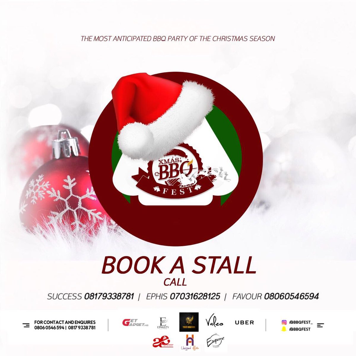 theogodson's tweet image. Retweeted #Xmasbbqfest (@ahsense):

Start booking while spots last #xmasbbqfest #xbf  fb.me/12cpNDTcC