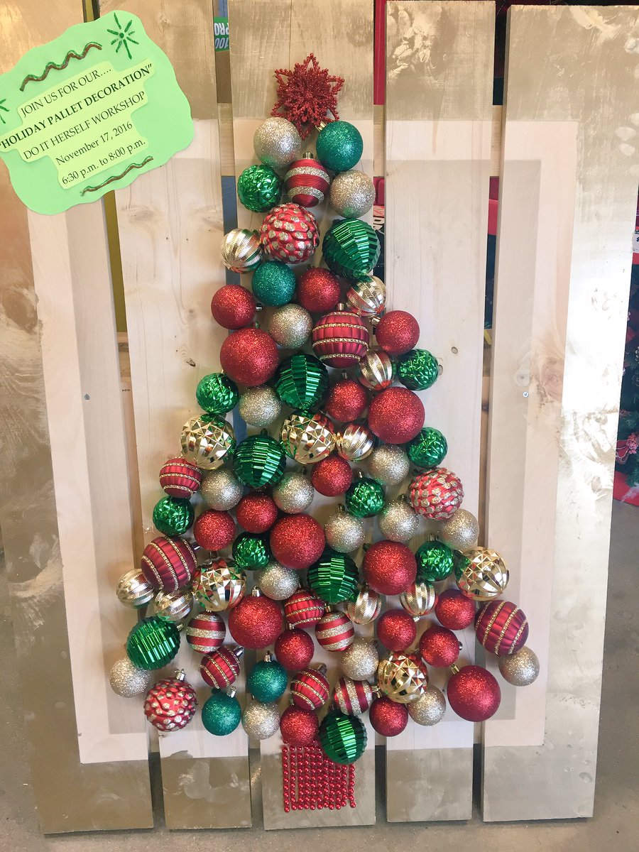 DIH "Holiday Pallet Decoration" Clinic on 11/17 from 630p-8p. Come join us ladies!!