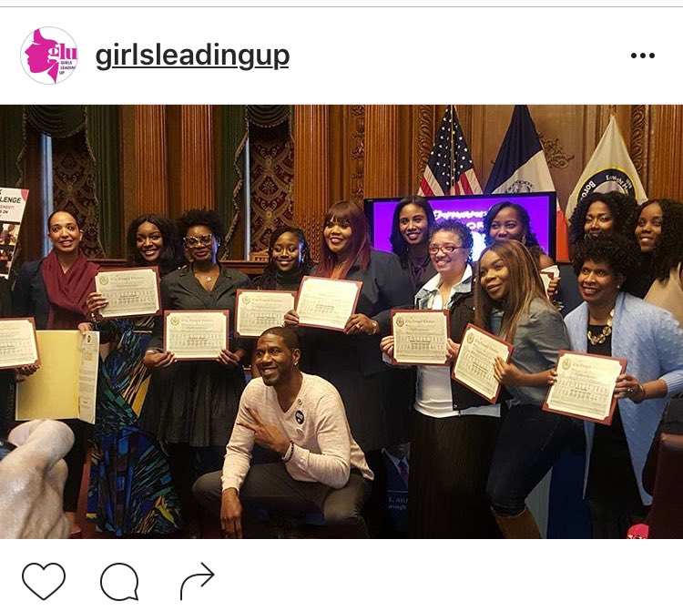 girlsleadingup's tweet photo. Our amazing moderators &amp; panelists! @JumaaneWilliams #glu https://t.co/lgzkwQYK0E