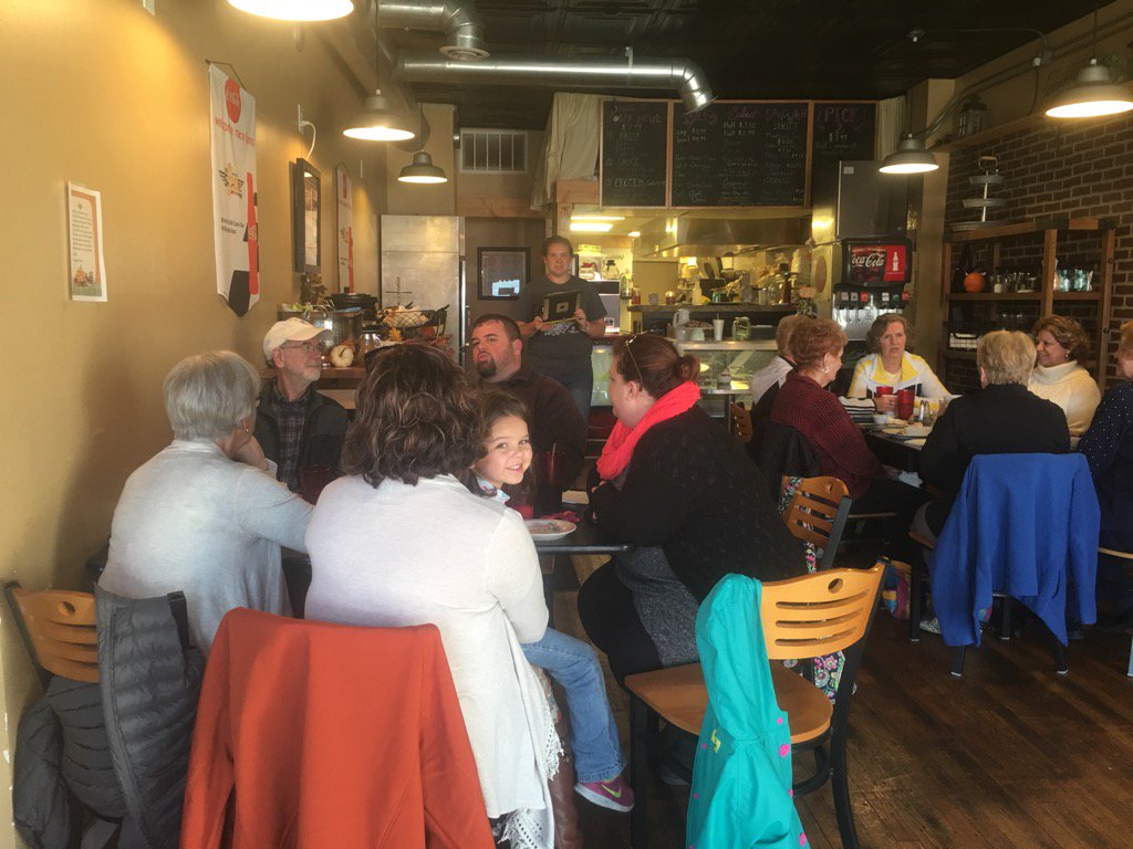 Full house today for the buffet!