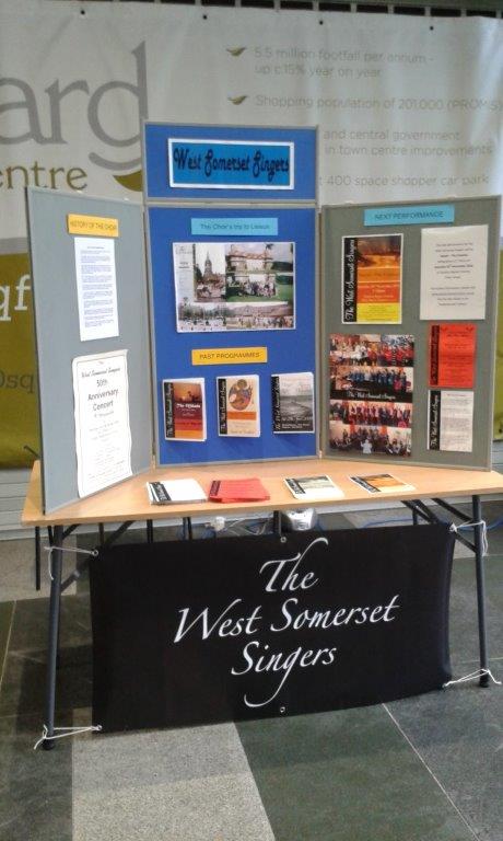 Westsomsing's tweet photo. Great to have so many visitors to our stand in the Orchard Centre today @OrchardTaunton https://t.co/uc3w5kg71y