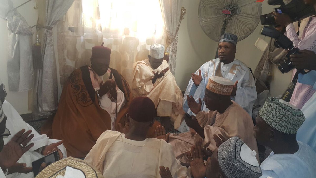 Dean Facility of Arts, Prof M. Munkaila gave out his daughter, Farida, in marriage today, Saturday in Maiduguri.