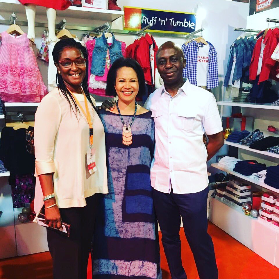 ruffntumblekids's tweet photo. Mrs Femi Olayebi of My world of bags & Mr Mako Alabi at our stand @ #GTBankFashionWeekend #RuffnTumblekids #ShopLocally #PromotingEntreprise https://t.co/5ep6KhX7cx