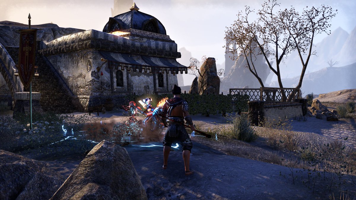 EscapistFanatic's tweet photo. Private Dueller #ESO #OneTamriel #TMCGuild #FightNight @Ukhlog @HellsbunniesTV https://t.co/uiE8KDzi47