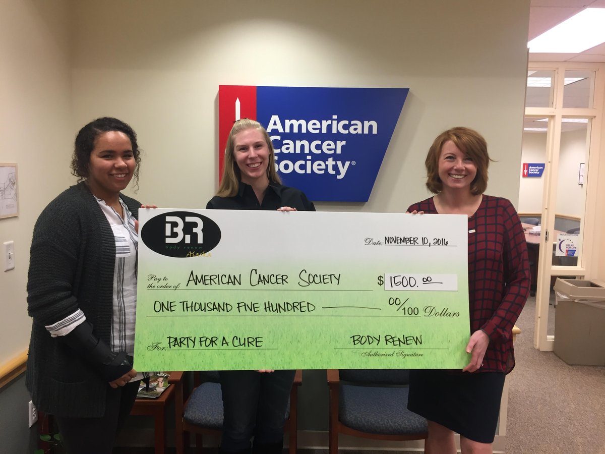 BodyRenewAK's tweet photo. Thank you to everyone who donated during Party For A Cure! #BRAK #AmericanCancerSociety #PartyForACure https://t.co/XOsvKyZoSq