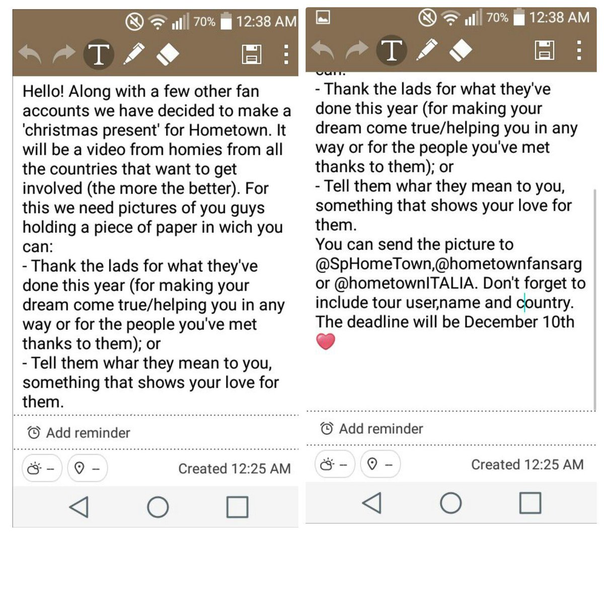 hometownfansarg's tweet photo. ⚠ NEW PROJECT⚠
We're making a video for the lads!
please join if you're interested and help us spread the word 💕 RT https://t.co/rdSrejyJeM