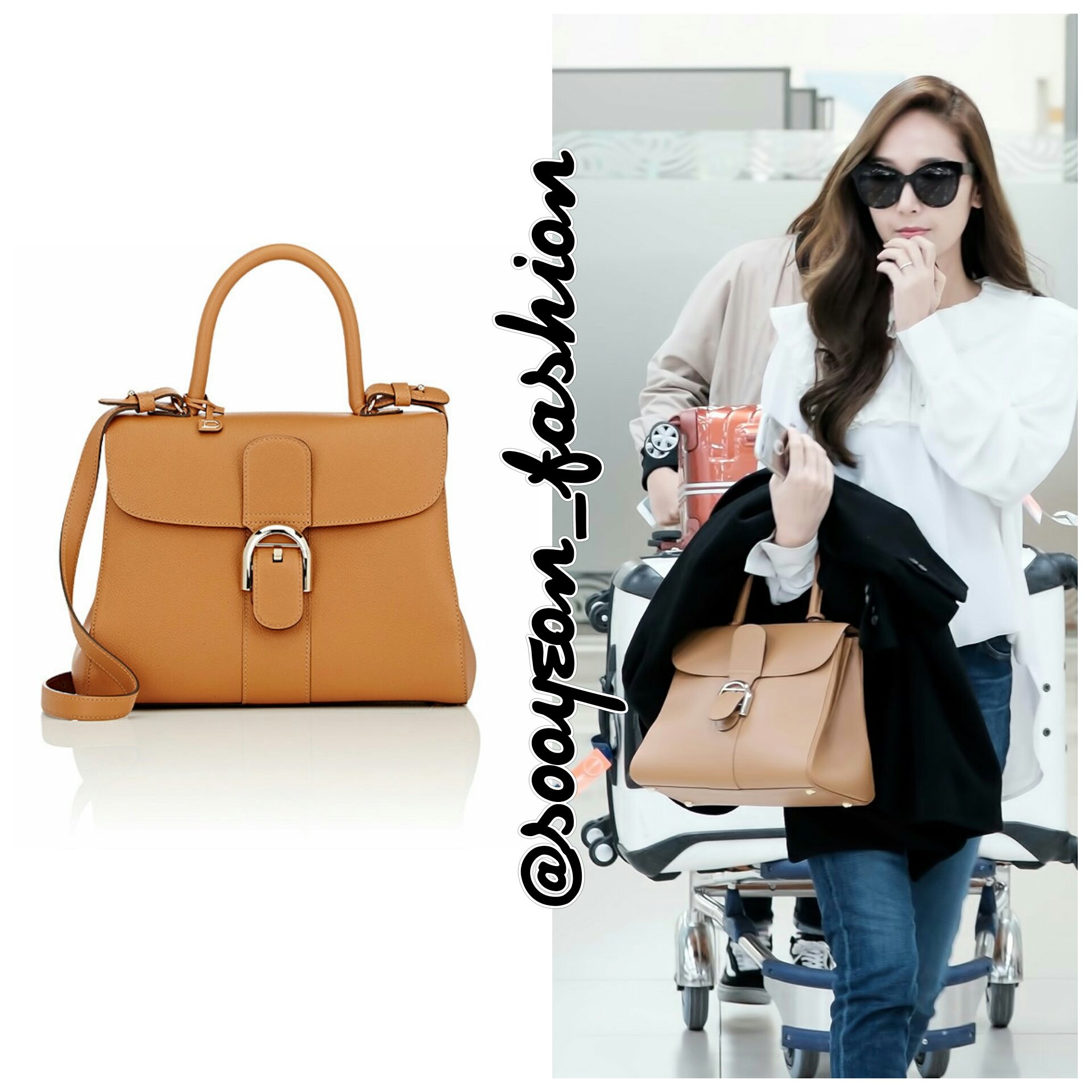 jsy fashion on X: 150527 Incheon Airport DELVAUX: Brillant MM Bag