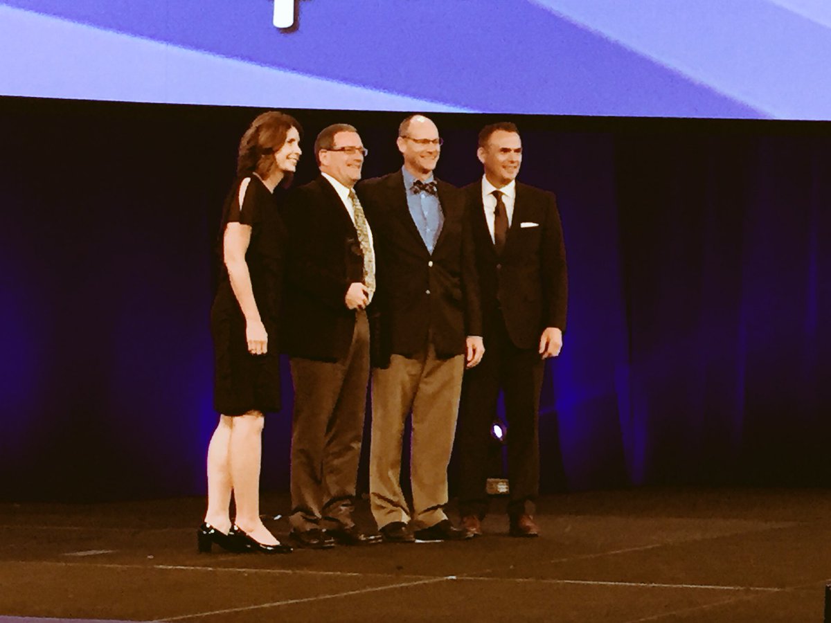 alarmingtexan's tweet photo. @WayneAlarm takes home the Commercial marketing excellence award at #hwconnect16 https://t.co/g43ynR2mYb