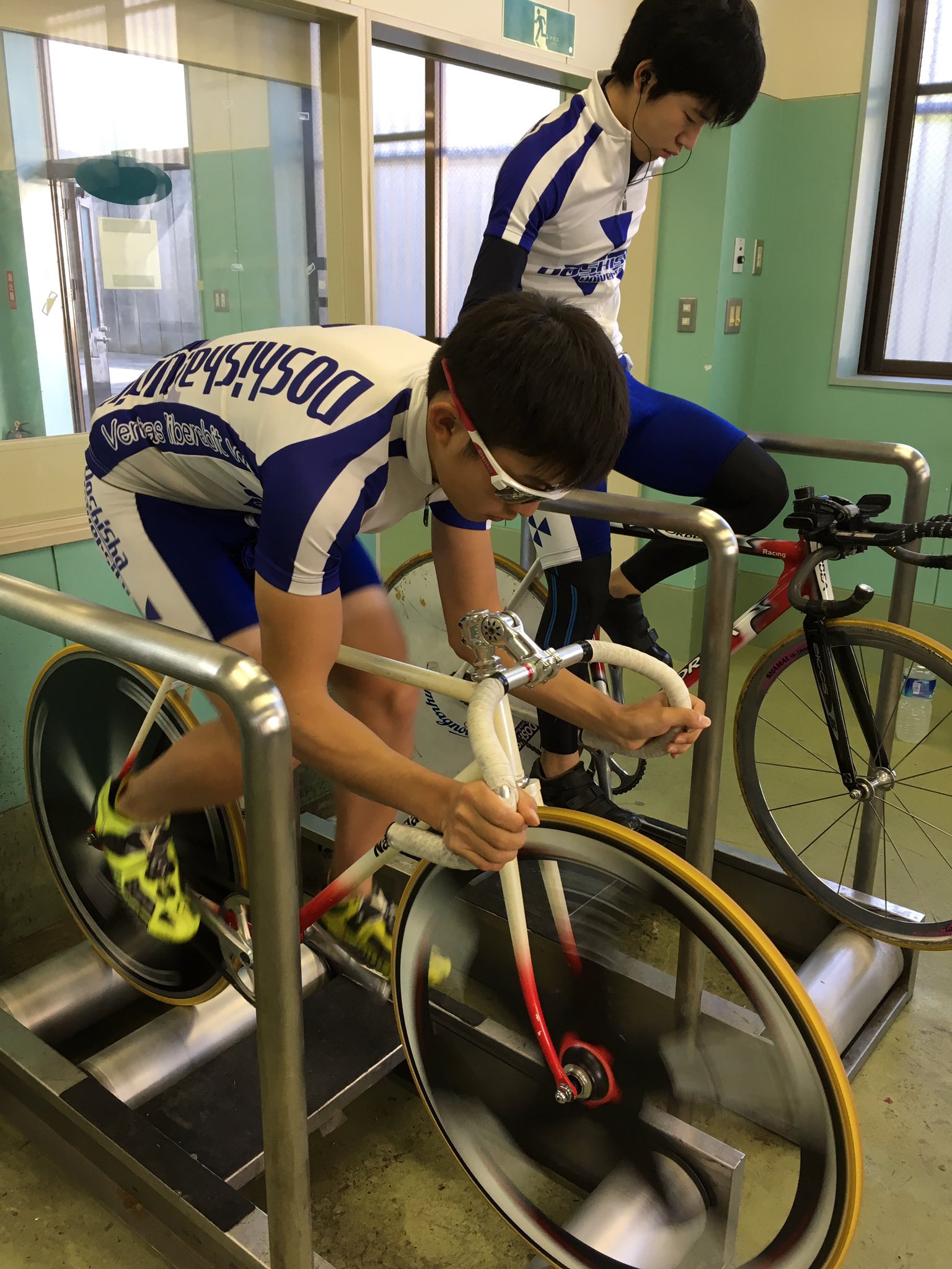 200m 17秒 自転車