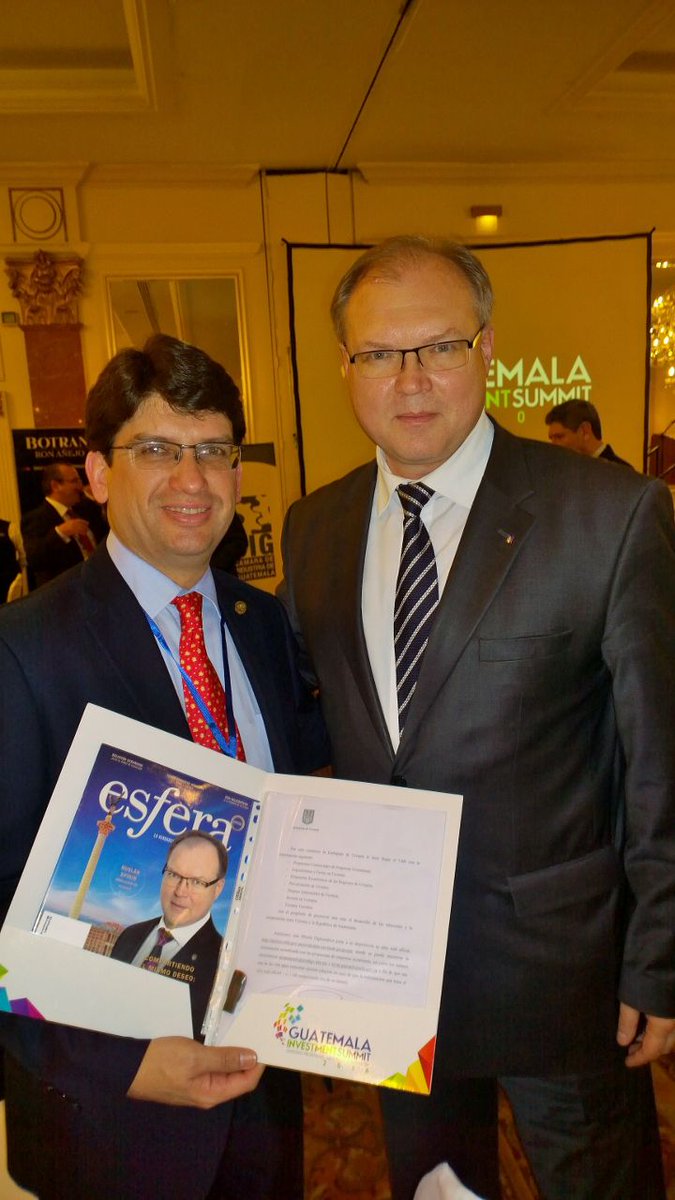 Embajador de #Ucrania, Ruslan Spirin, #GIS2016, intercambio de oportunidades e inversiones
#PoliticaEconomicaGt
#UnFuturoLlenoDeEsperanza