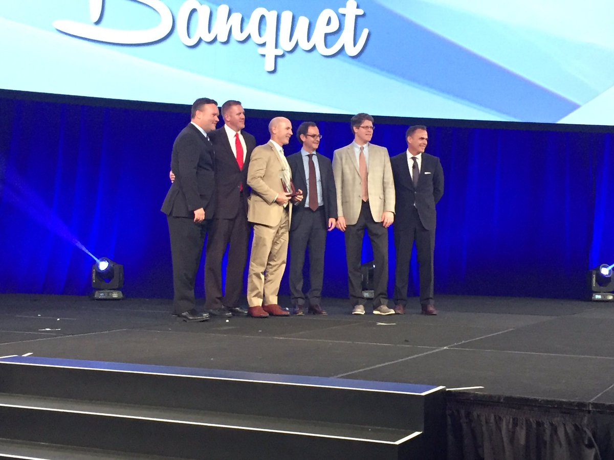 alarmingtexan's tweet photo. #HIS awards @AdvantechDE the top honor of Dealer of the year #hwconnect2016 https://t.co/yJOH03UuKy