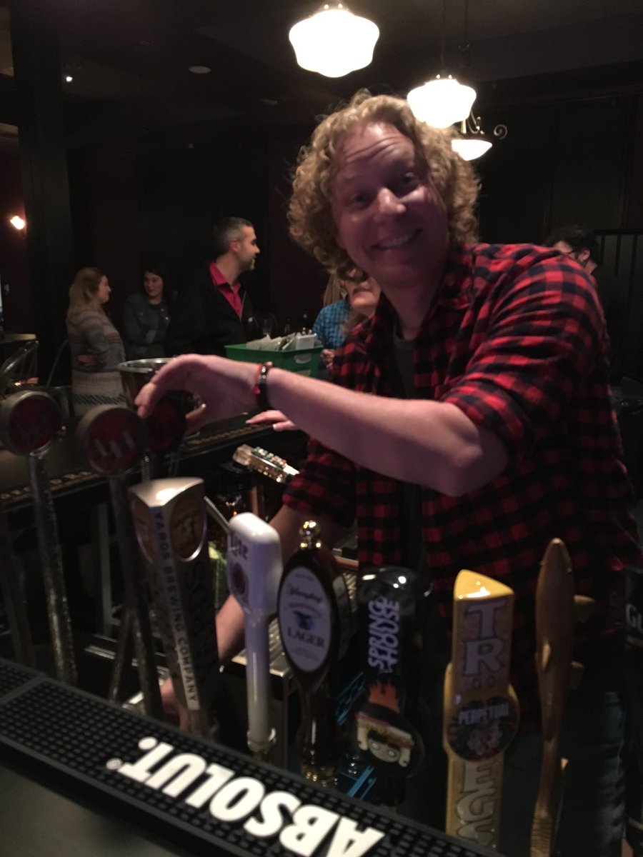 And we're off! Kev does an excellent job on his first pour and the tip bucket is already beginning to fill.