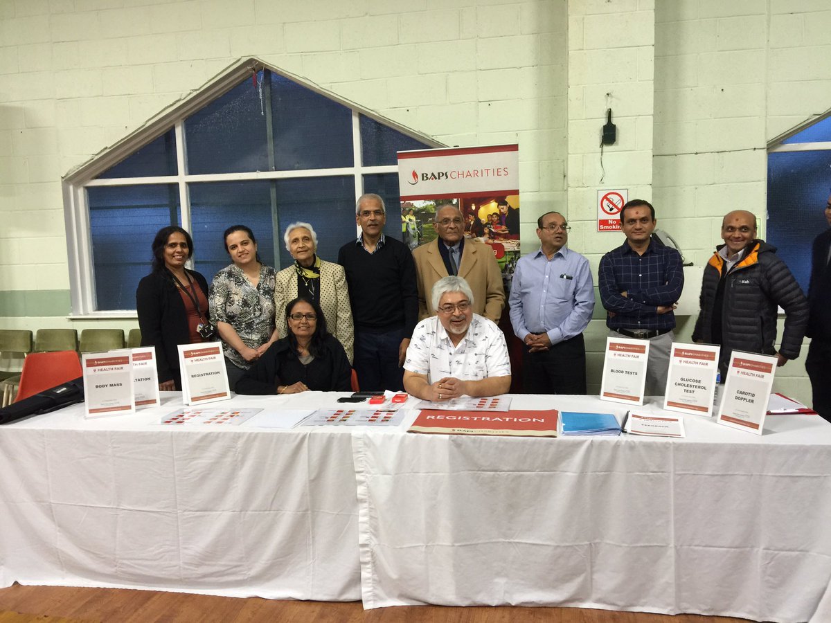Fab day:free CVD screening &amp;health promotion in S.Asian population.Early results show much higher than average risk of chol, BGluc, BP &amp; BMI