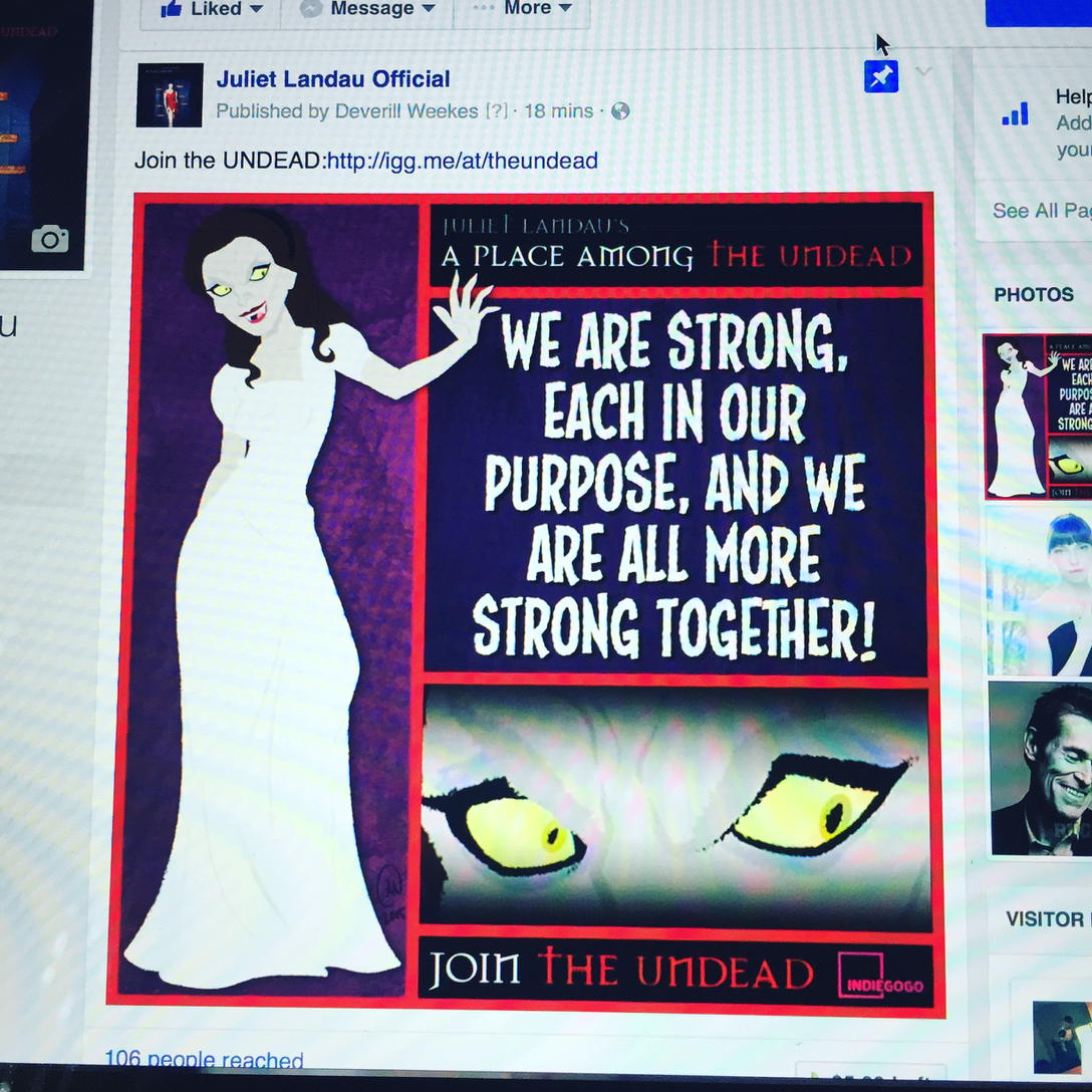 julietlandau's tweet image. Join the Undead.