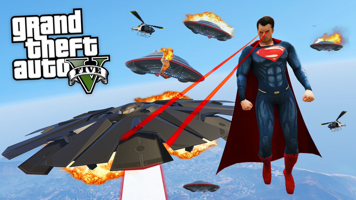 GTA 5 Mods NEW SUPERMAN MOD LIVESTREAM! 💥 RETWEET for a SHOUTOUT!! Watch it here! ▶▶▶ youtube.com/watch?v=zEbTqA…