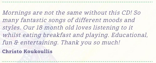 Make mornings better! Lovely review of #SongsAboutAnimals 
songsaboutanimals.co.uk