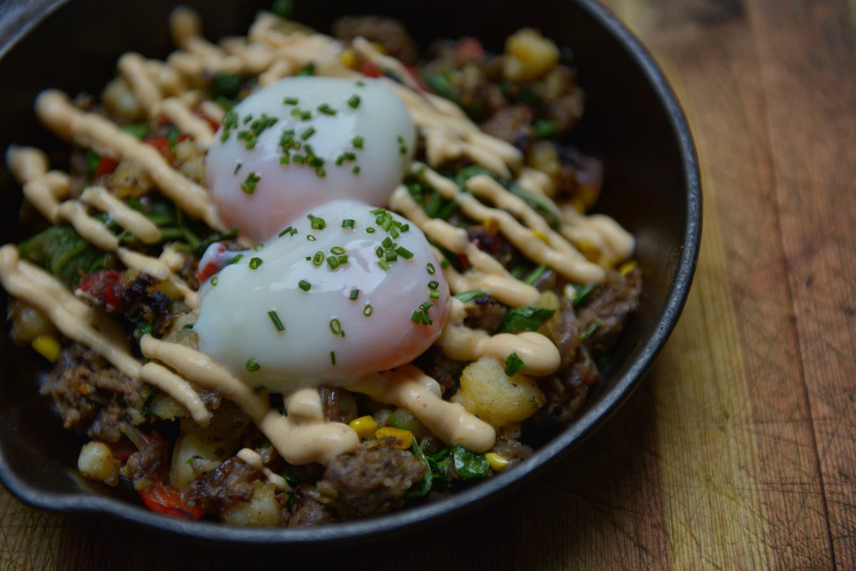 WildebeestYVR's tweet photo. Brunch might be finished for the day but you've always got #SundayFunday to stuff your face with our new Merguez Hash. #brunch #wildebrunch https://t.co/RB9v7u0Unw