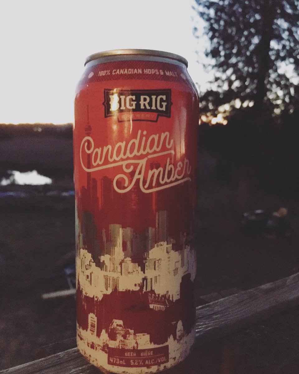 BigRigBrewery's tweet photo. Beautiful night for a beautiful #CraftBeer #drinklocal #supportlocal #ontcraftbeer #canadianamber https://t.co/uZcDpjyBkZ
