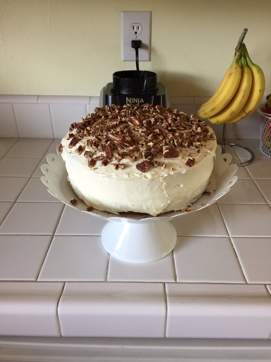Carrot cake from scratch for my hubby's bday ;)