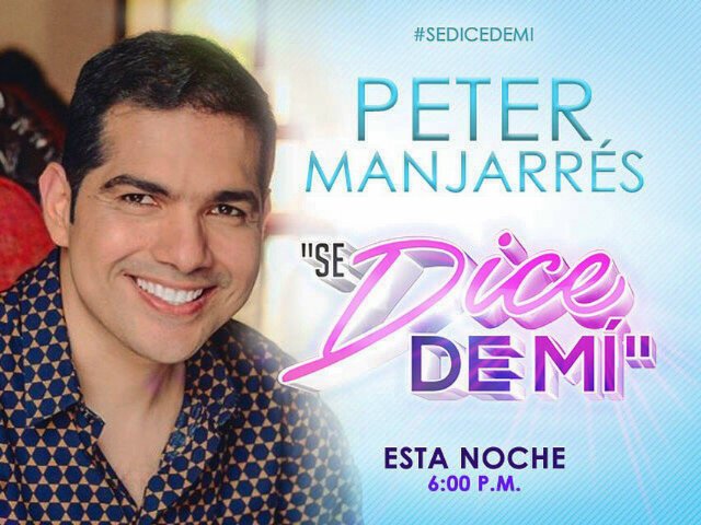 Ya en <a href="/CaracolTV/">Caracol Televisión</a> en <a href="/SeDiceDeMi/">Se Dice De Mí</a>  <a href="/PeterManjarres/">petermanjarres</a>  #PeterismoFirme @JESSURUM <a href="/dichospeterista/">Dichos Peterista</a> <a href="/PETERISMODEVZLA/">PETERISMODEVZLA</a> <a href="/PrensaPeterM/">Press PeterManjarrés</a> <a href="/PeterismoStaMta/">Peterismo Samario</a>