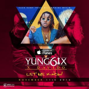 ASHUGADJ's tweet photo. Yung6ix – Let Me Know ft. Davido https://t.co/uC7eenQjmJ https://t.co/FiyfpJ6hUC