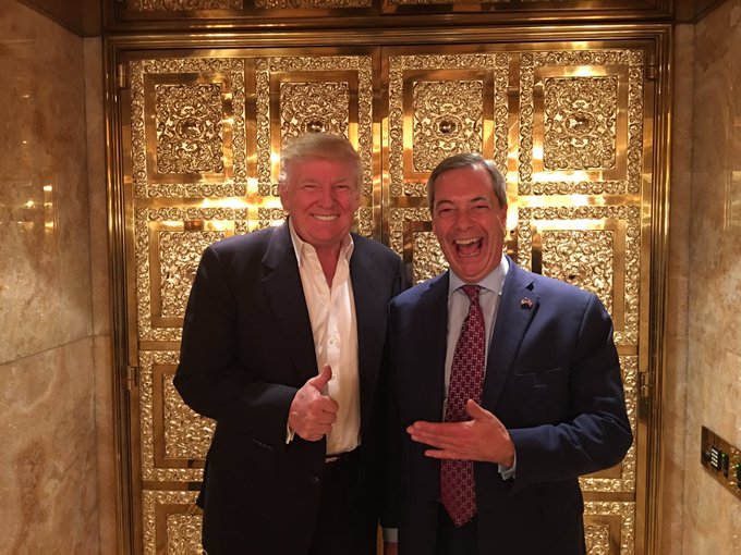 Donald Trump’s Meeting with Nigel Farage Leaves Britain’s Leaders Red-Faced CxGW0UqWIAAqL9w