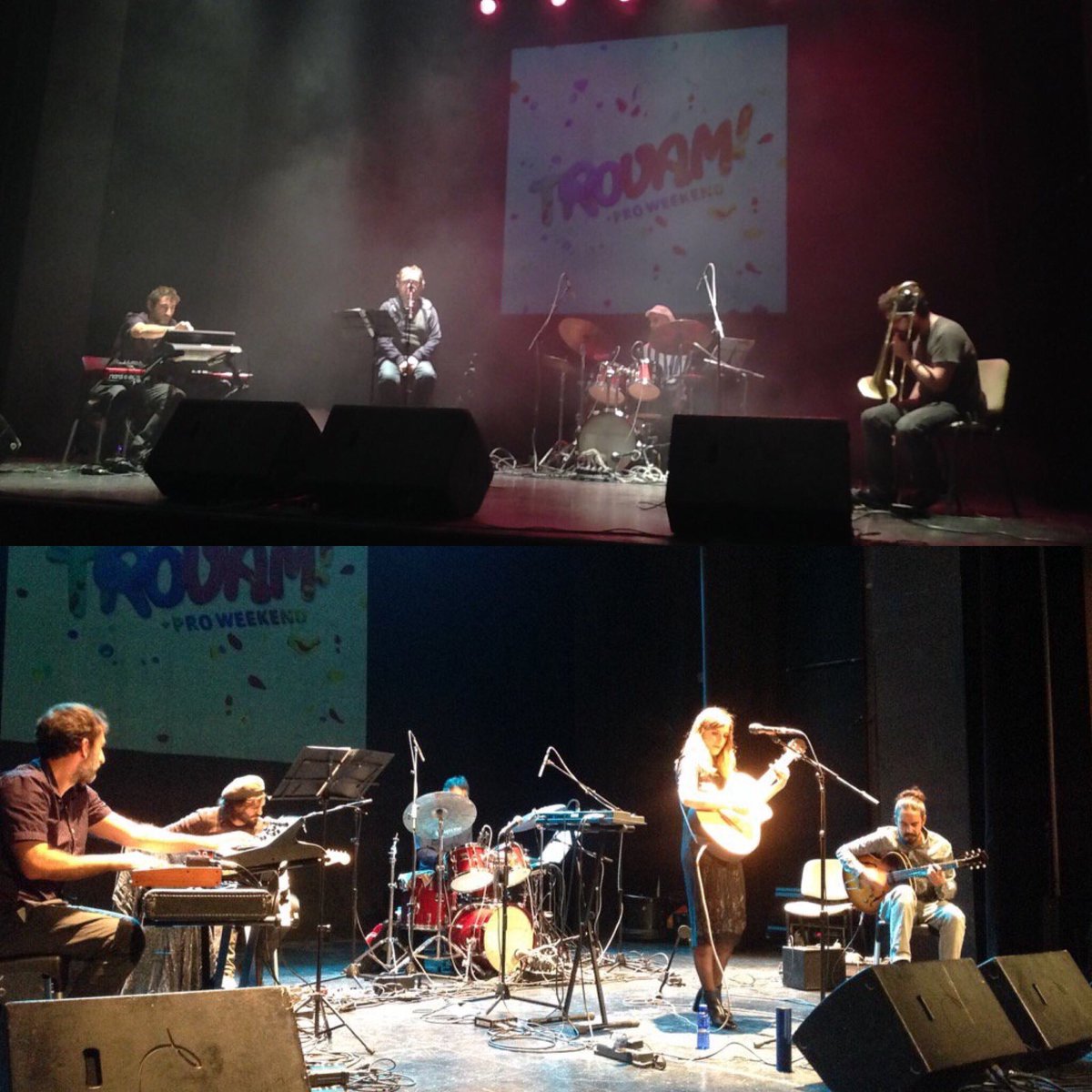 FiraTroVAM's tweet photo. Al Teatre del Raval hem tingut a @mireiavilarsona i a #Calliope + @GilMiquel #trovam16 #proweekend16 https://t.co/1euCj0WGOX
