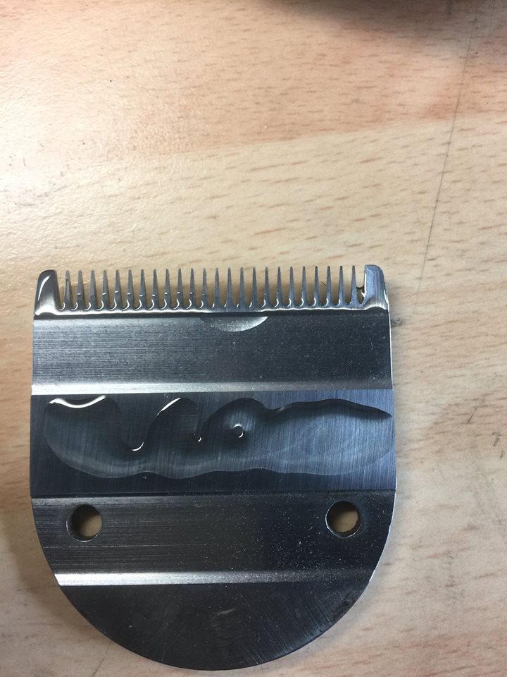 Arco blade after servicing