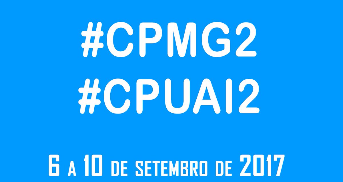 brunofvianaa's tweet image. SÓ VEM #CPUAI2 #CPMG2