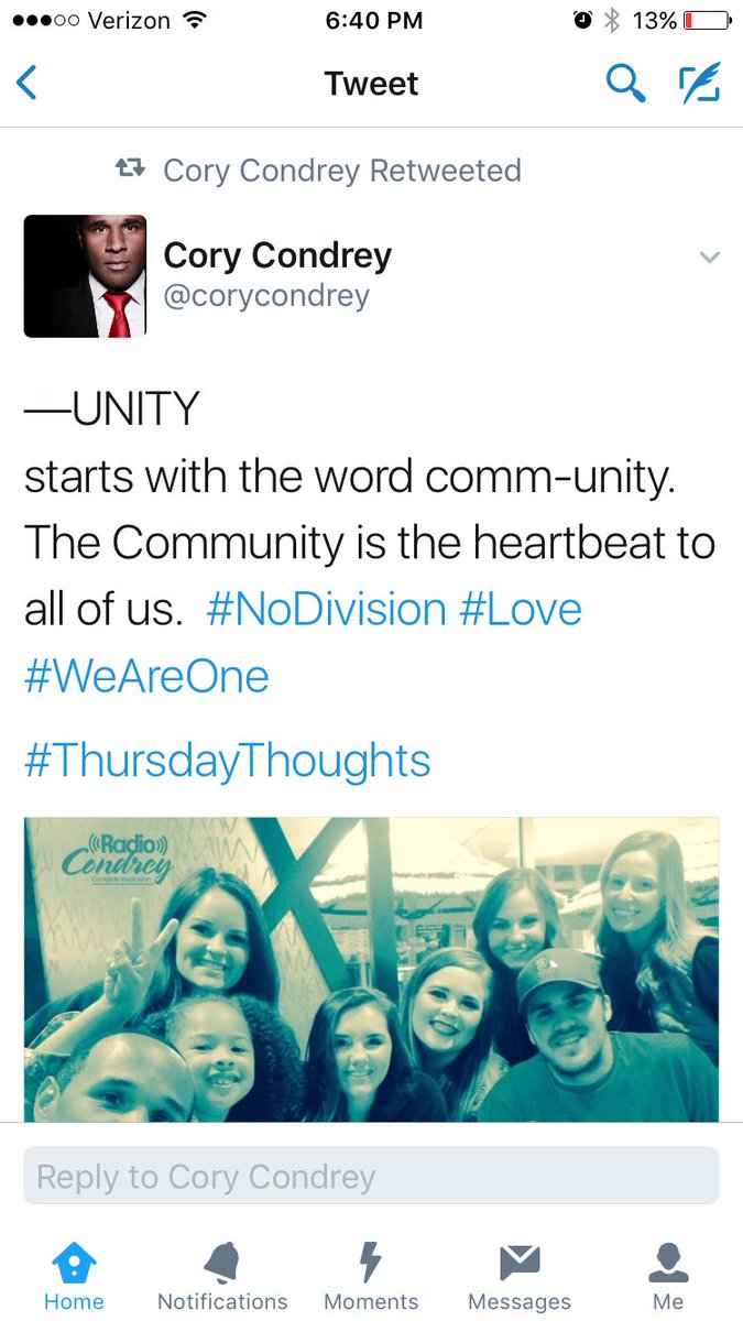 sexnsaints's tweet photo. I agree @corycondrey if u r mad about the election results serve your community. B the change U R Tweeting About #StopTweetingStartDoing https://t.co/pX1KvuiAVl