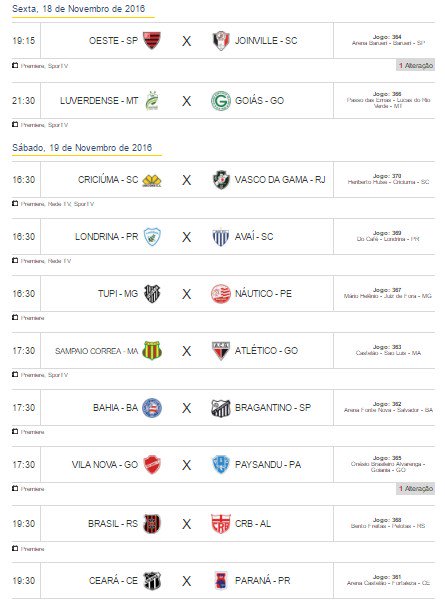 goleada_info's tweet photo. A penúltima rodada da Série B será disputada nos dias 18 e 19 (sexta e sábado). Confira os jogos: https://t.co/CWitW4YnhC