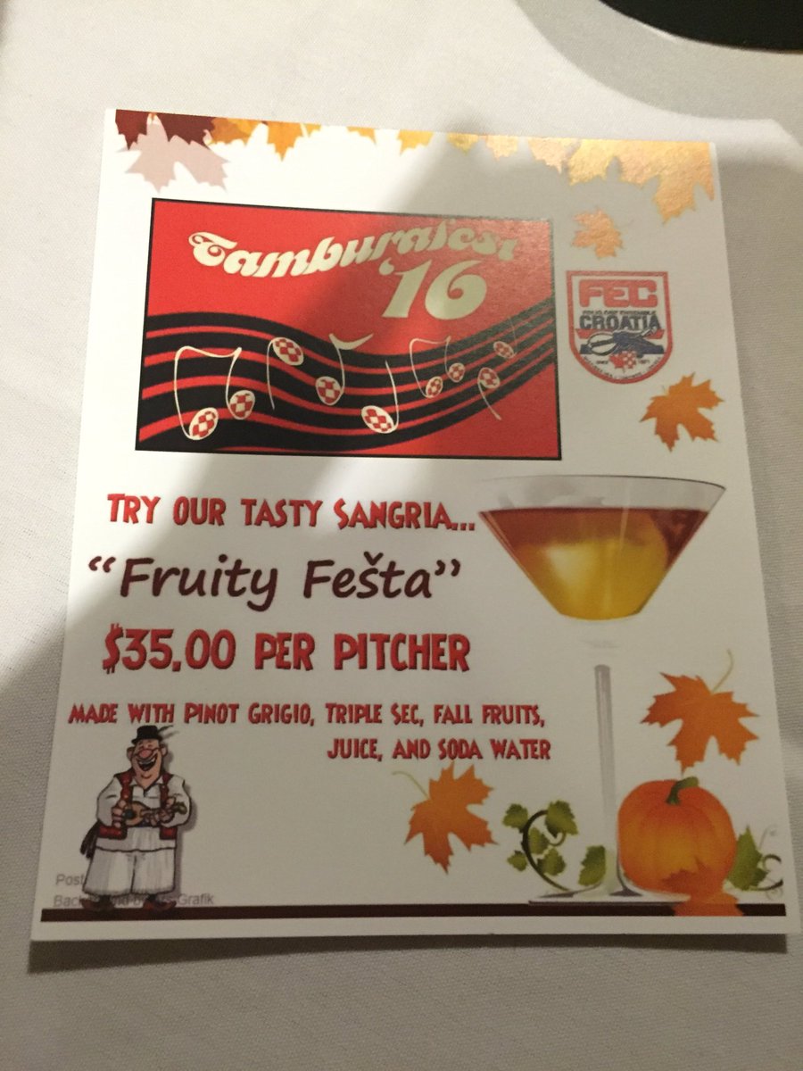 fec_mississauga's tweet photo. Sangria ππ·ππ·#TamFest2016 https://t.co/0MfA02T0uZ
