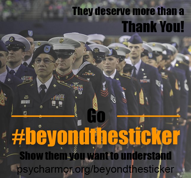 PsychArmor's tweet photo. Are you ready to take the #VeteransDay Challenge?! https://t.co/LRnt2vObE3 #beyondthesticker https://t.co/meskwgtdWt