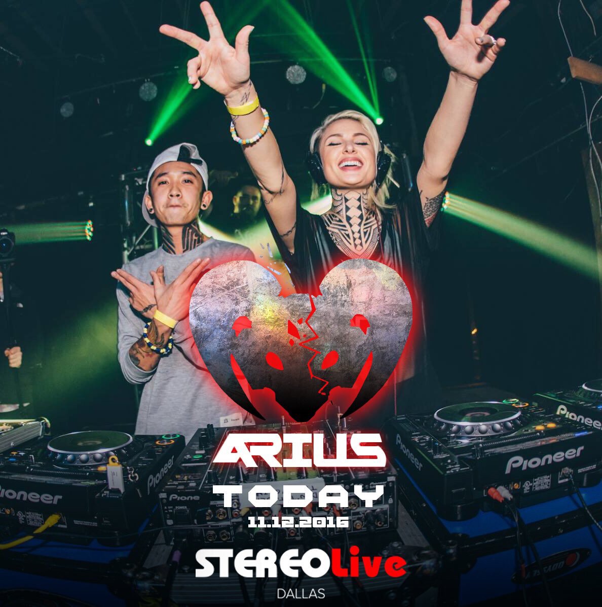 DTXLovesMusic's tweet photo. Who’s ready to dance with @AriusOfficial tonight at @StereoLiveDFW?! #Trap #EDM #DallasClub #DallasConcerts #Bass #DallasLovesMusic https://t.co/saDwTUEw3C