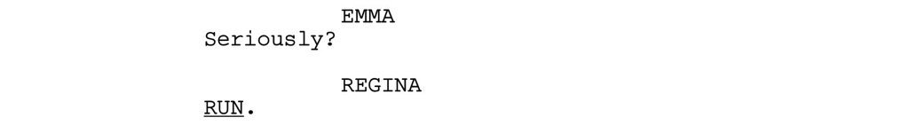 BRParrilla's tweet image. #Scripttease 6x08 &quot;I&apos;ll Be Your Mirror&quot;

&quot;Sério?&quot; - Emma

&quot;CORRA!&quot; - Regina.