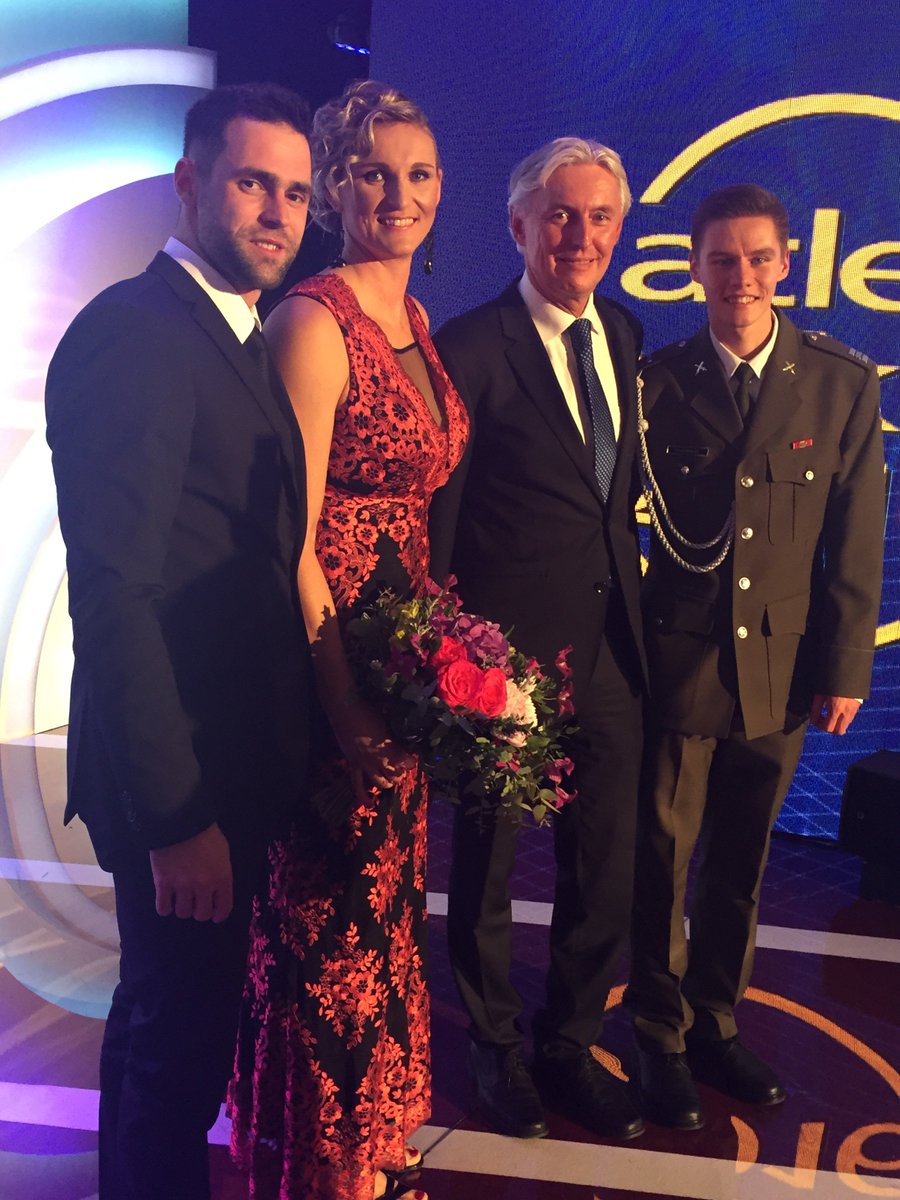 LiborVarhanik's tweet photo. Congratulation Barbora Spotakova, @kudlickajan and Pavel Maslak #athleteoftheYear #atletroku https://t.co/zNKAjpIBVo