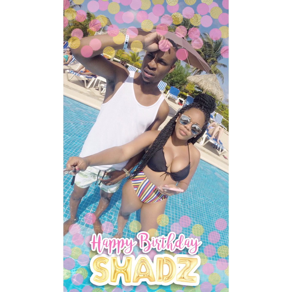 shadzdadadz's tweet image. B i r t h c a t i o n 🎈🎉🌴 

 Best bday 🎁 ever ! 🙌🏽 
   #CustomFilter 😏😌