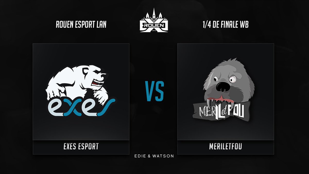 #RouenEsportLan Dernier match de la journée contre <a href="/MERILETFOUfr/">🇫🇷 MER IL ET FOU ✋🏻😘</a> pour les 1/4 de finale WB ! #eXeSNation