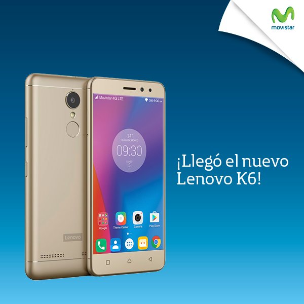MovistarMX's tweet photo. Traemos para ti los mejores equipos, conoce el nuevo Lenovo K6 que Movistar trae en exclusiva para ti. https://t.co/9j1bozPOnN https://t.co/6bgURdQuWn