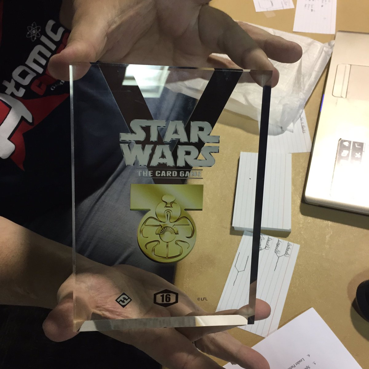 Garritt_Pruim's tweet image. The trophy is all mine.