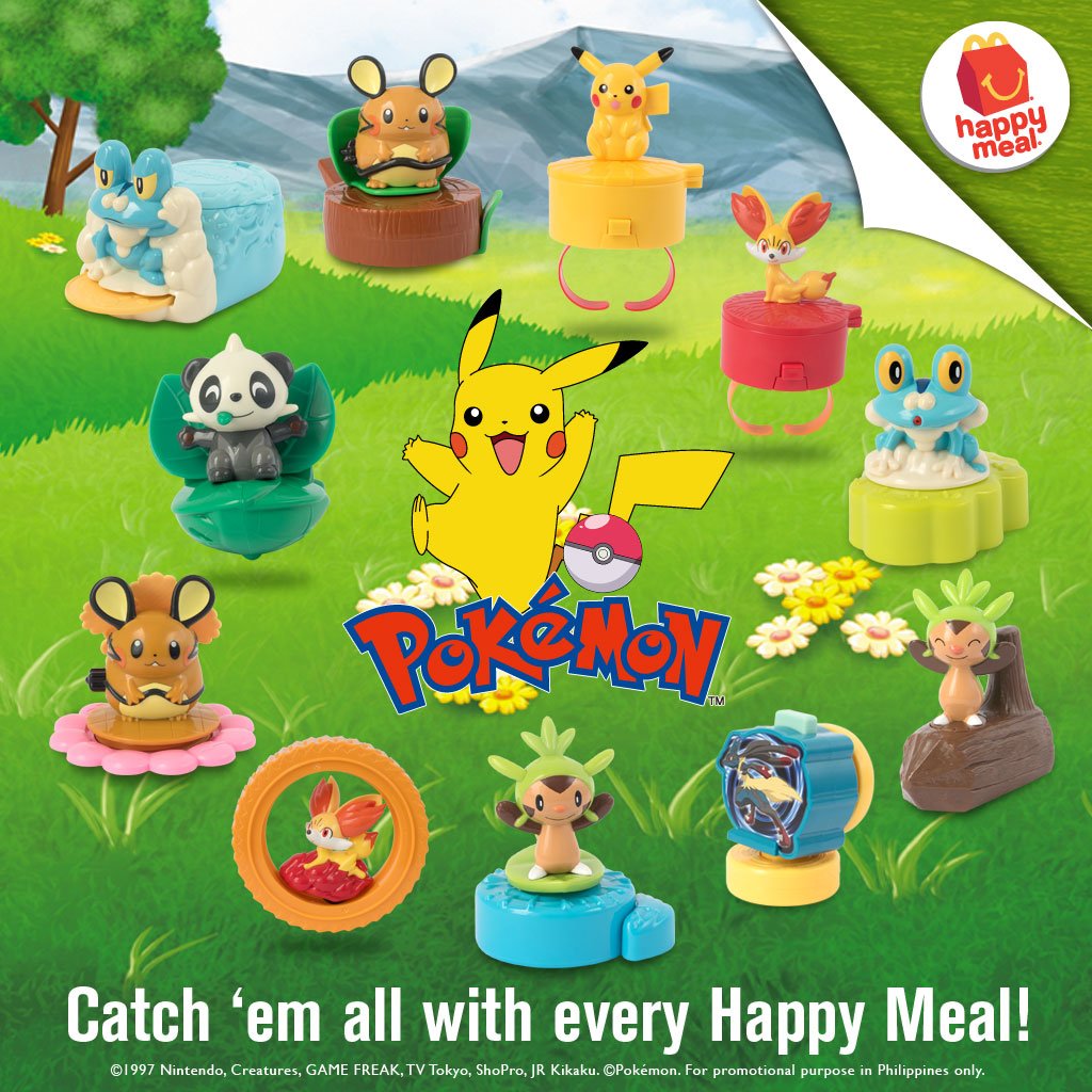 McDo Philippines on Twitter "11 Pokemon Toys have appeared at McDonald