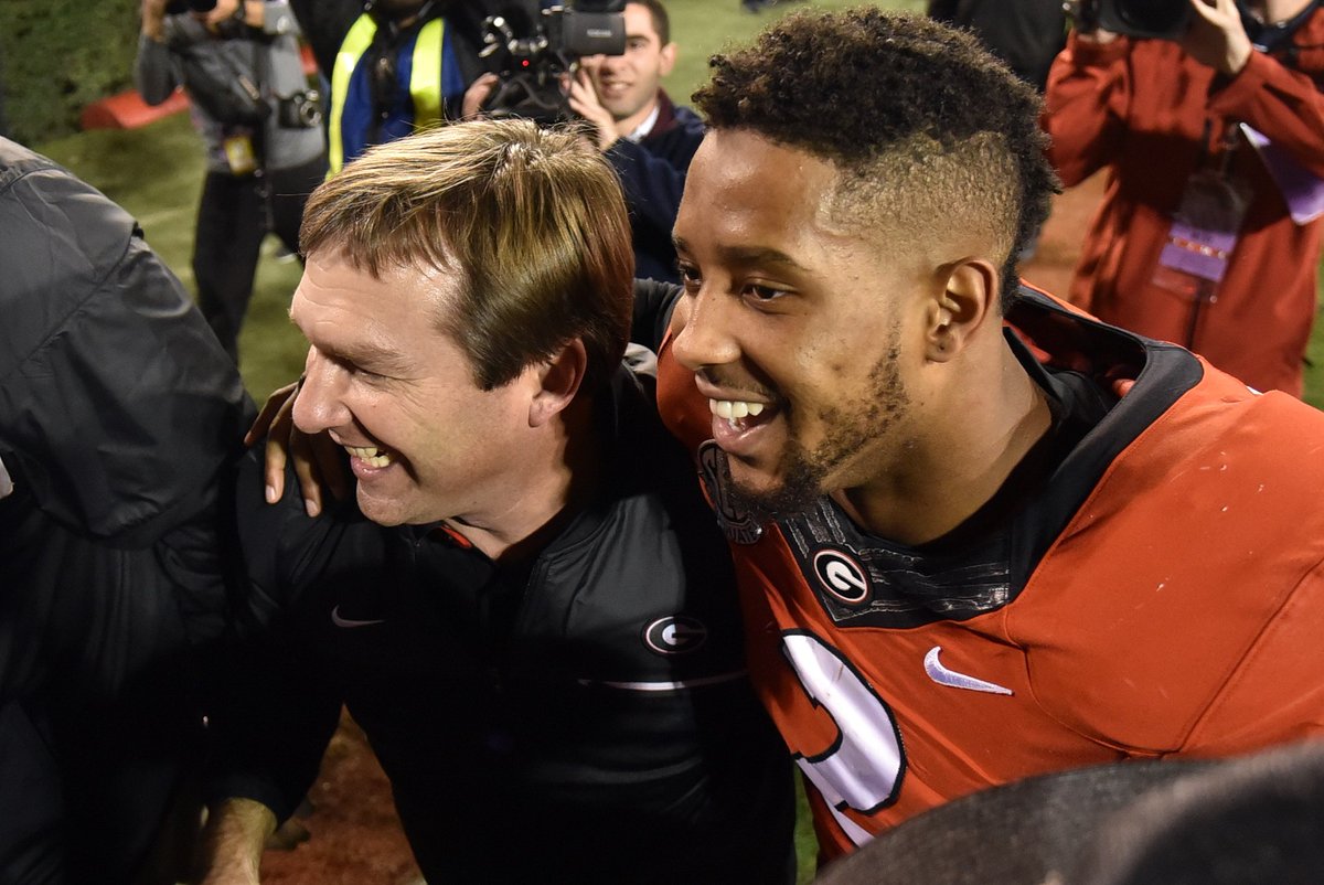 RadiNabulsi's tweet image. #UGA's Maurice Smith: "I'm 3-1 against them ... I hate Auburn"