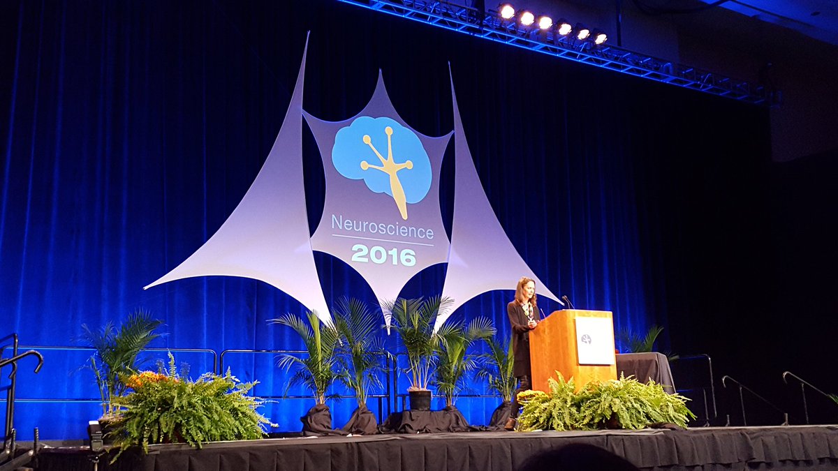 DCNeuroPolicy's tweet photo. Presidential lecture just starting now! Sarah Woolley will be talking about auditory circuits. Check it out. #sfn16 https://t.co/x7CPlBTCy4